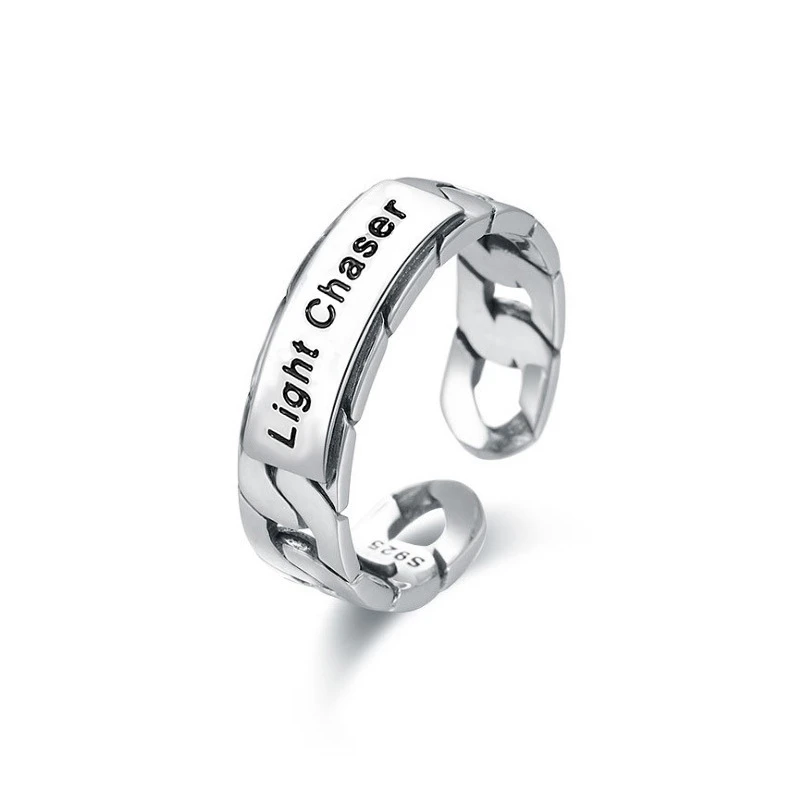 Retro Men's Silver Color Ring Trendy Korean Style Fashion Braided Twist Letter Open Ring For Men Boy Jewelry Gifts Wholesale
Retro Men's Silver Color Ring Trendy Korean Style Fashion Braided Twist Letter Open Ring For Men Boy Jewelry Gifts Wholesale