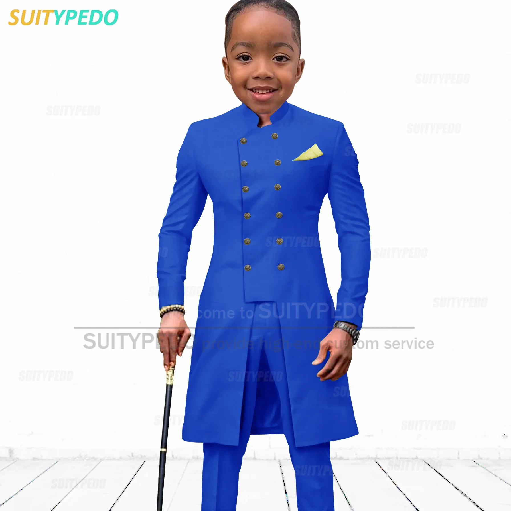 Royal Blue Boy's Suit Set Children Birthday Photography Costume Custom Kids Jacket Pants 2 Pieces Boy Tuxedos for Wedding Party
Royal Blue Boy's Suit Set Children Birthday Photography Costume Custom Kids Jacket Pants 2 Pieces Boy Tuxedos for Wedding Party