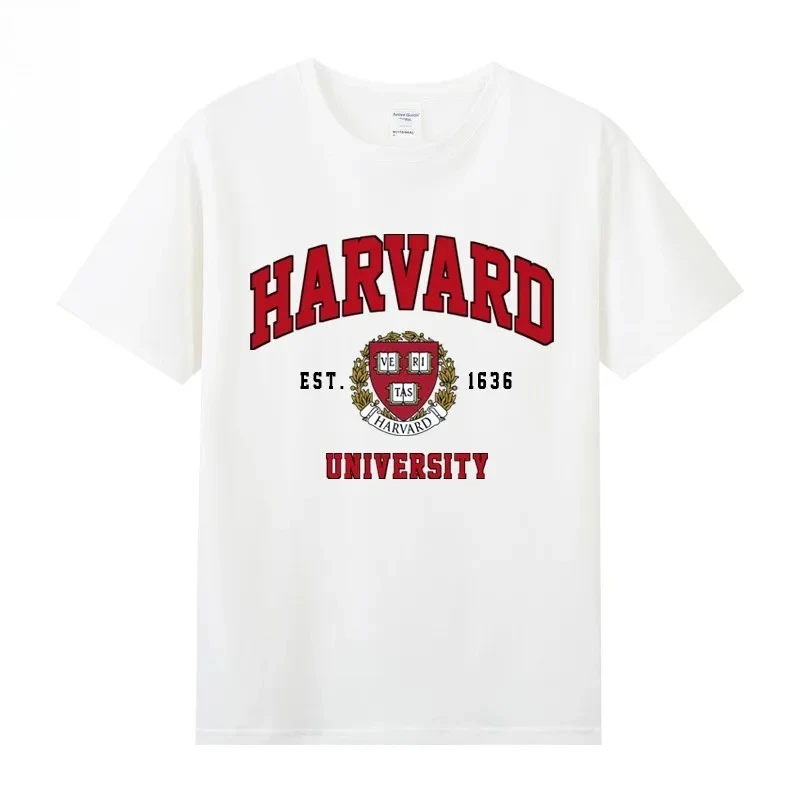 Men's 2025 New Summer Men's T-shirt Harvard University Campus Cultural Shirt Same Cotton Short-sleeved T-shirt Unisex Teenager
Men's 2025 New Summer Men's T-shirt Harvard University Campus Cultural Shirt Same Cotton Short-sleeved T-shirt Unisex Teenager