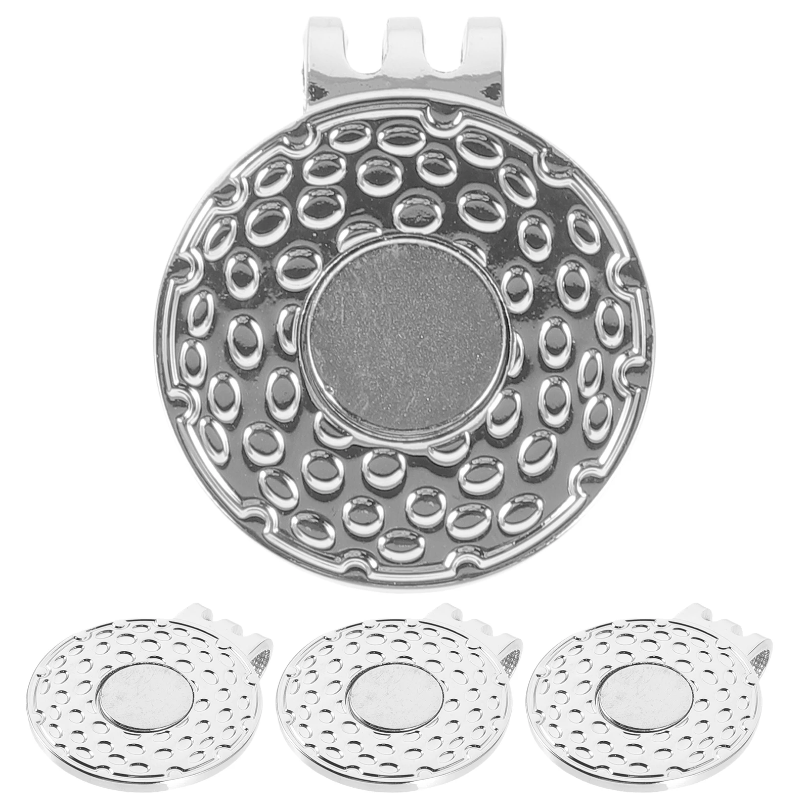 4pcs Golf Ball Marker Silver 25mm Double Hole Hat Clip Durable Portable Golfs Training Aids Metal Cap Golfer Gifts
4pcs Golf Ball Marker Silver 25mm Double Hole Hat Clip Durable Portable Golfs Training Aids Metal Cap Golfer Gifts