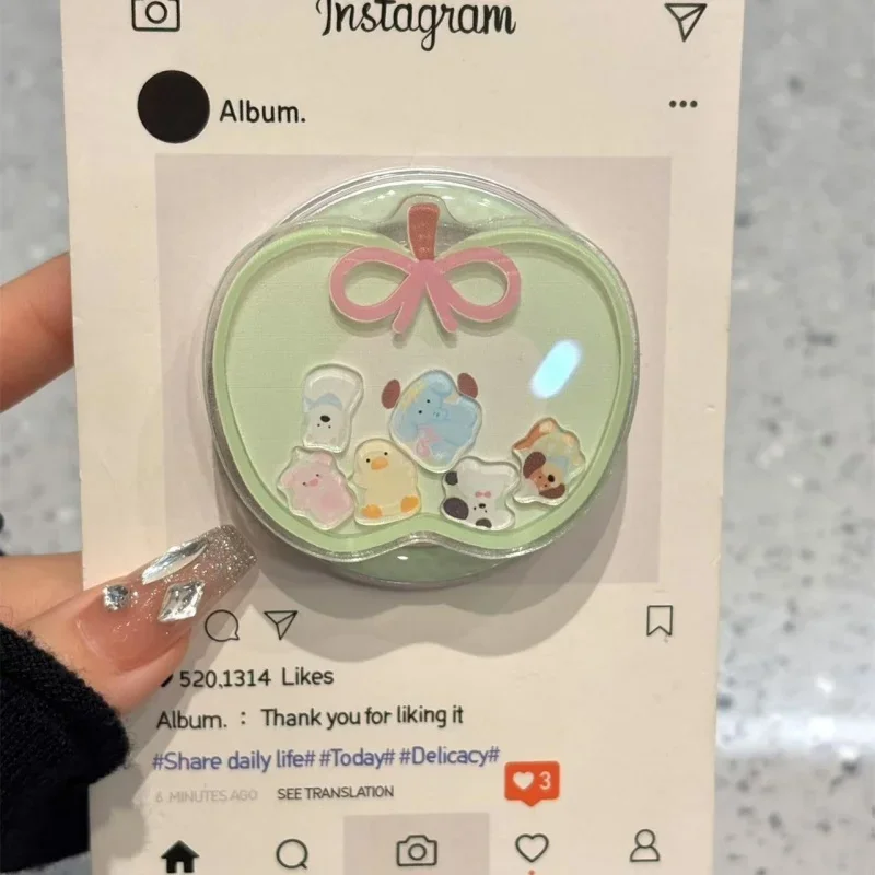 Korean Cute Quicksand Shake Apple Magnetic Phone Holder Stand Grip Tok GripTok Support For iPhone 15 16 For Magsafe Accessories
Korean Cute Quicksand Shake Apple Magnetic Phone Holder Stand Grip Tok GripTok Support For iPhone 15 16 For Magsafe Accessories