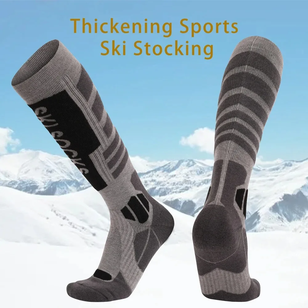 Thickened Merino Wool Outdoor Sports Socks Breathable Sweat Absorption Knee High Long Socks Warm Skiing Snowboard Hiking Socks
Thickened Merino Wool Outdoor Sports Socks Breathable Sweat Absorption Knee High Long Socks Warm Skiing Snowboard Hiking Socks