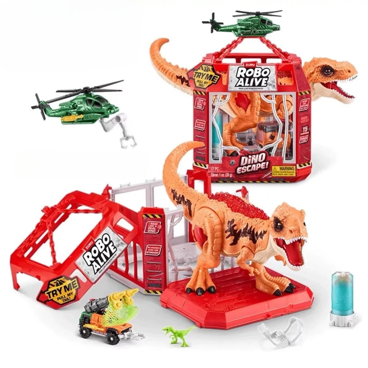 Original Lebo Dinosaur Escape Bionic Hunt for Tyrannosaurus Rex Model Glow Sound Children's Toys
Original Lebo Dinosaur Escape Bionic Hunt for Tyrannosaurus Rex Model Glow Sound Children's Toys