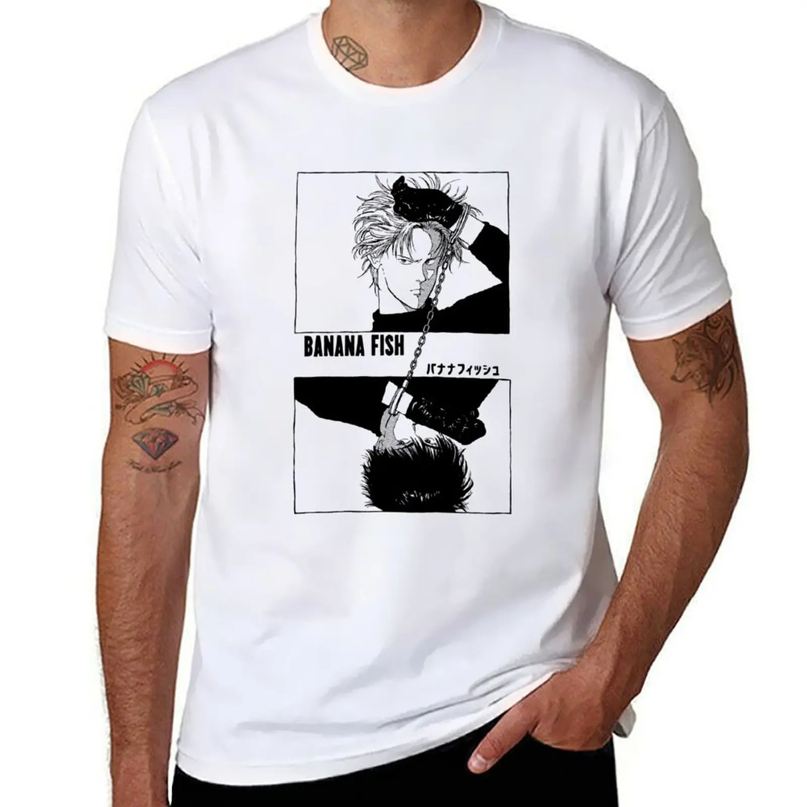 BANANA FISH - Chains BLACK T-Shirt t shirts for man graphic vintage t shirt personalised T-Shirt
BANANA FISH - Chains BLACK T-Shirt t shirts for man graphic vintage t shirt personalised T-Shirt