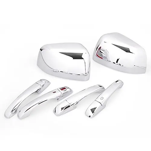 One Set Of Chrome Door Handle + Mirror Cover (top Half) For 2011-2016 Dodge Durango & Jeep Grand Cherokee
One Set Of Chrome Door Handle + Mirror Cover (top Half) For 2011-2016 Dodge Durango & Jeep Grand Cherokee