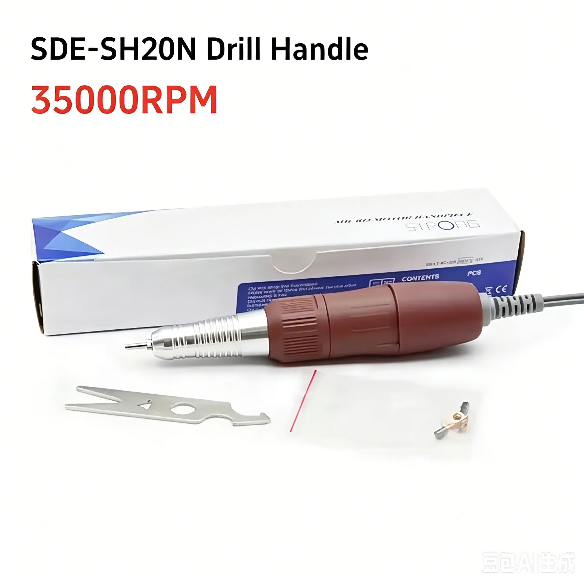 35000RPM SDE-SH20N Micromotor Handpiece 2.35mm Collet Electric Nail Drill Pen for Manicure Pedicure For Strong 210
35000RPM SDE-SH20N Micromotor Handpiece 2.35mm Collet Electric Nail Drill Pen for Manicure Pedicure For Strong 210