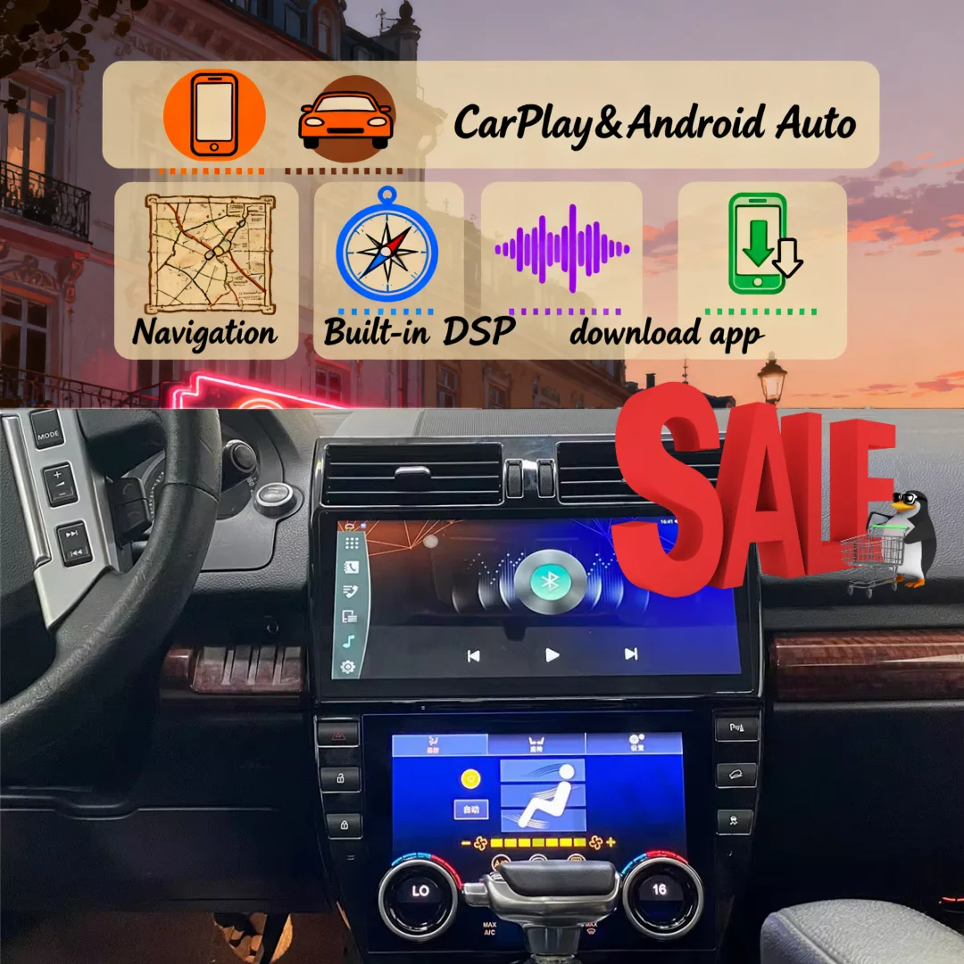 Car Radio For Land Rover Freelander 2 2015 - 2019 Wireless Carplay Android Auto Multimedia Player GPS Autoradio Stereo Head Unit
Car Radio For Land Rover Freelander 2 2015 - 2019 Wireless Carplay Android Auto Multimedia Player GPS Autoradio Stereo Head Unit