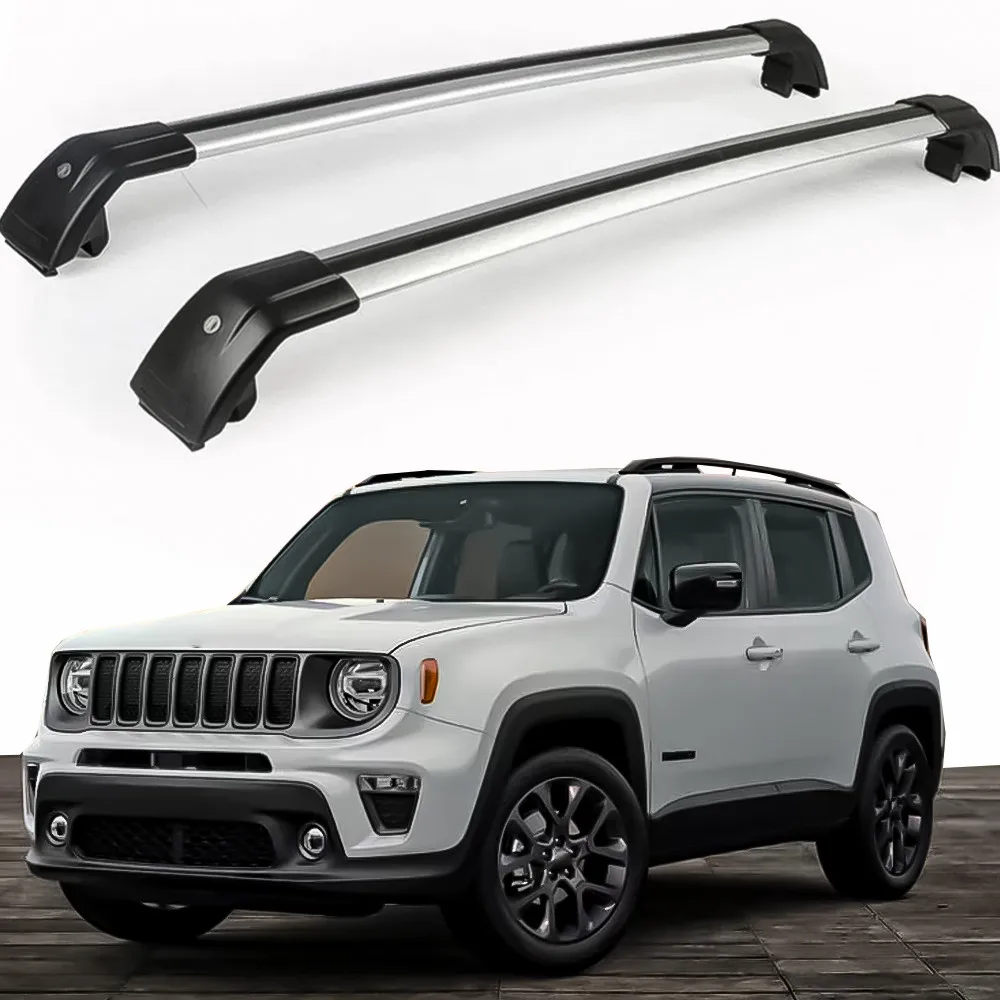 2PCS Black Cross Bar Ajustable Fits For JEEP renegade 2015-2023 Roof Rail Rack Lockable Cargo Bars
2PCS Black Cross Bar Ajustable Fits For JEEP renegade 2015-2023 Roof Rail Rack Lockable Cargo Bars