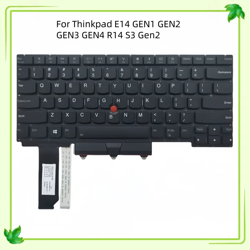 Новая американская английская клавиатура для ноутбука Lenovo Thinkpad E14 GEN1 GEN2 GEN3 GEN4 R14 S3 Gen2
Новая американская английская клавиатура для ноутбука Lenovo Thinkpad E14 GEN1 GEN2 GEN3 GEN4 R14 S3 Gen2