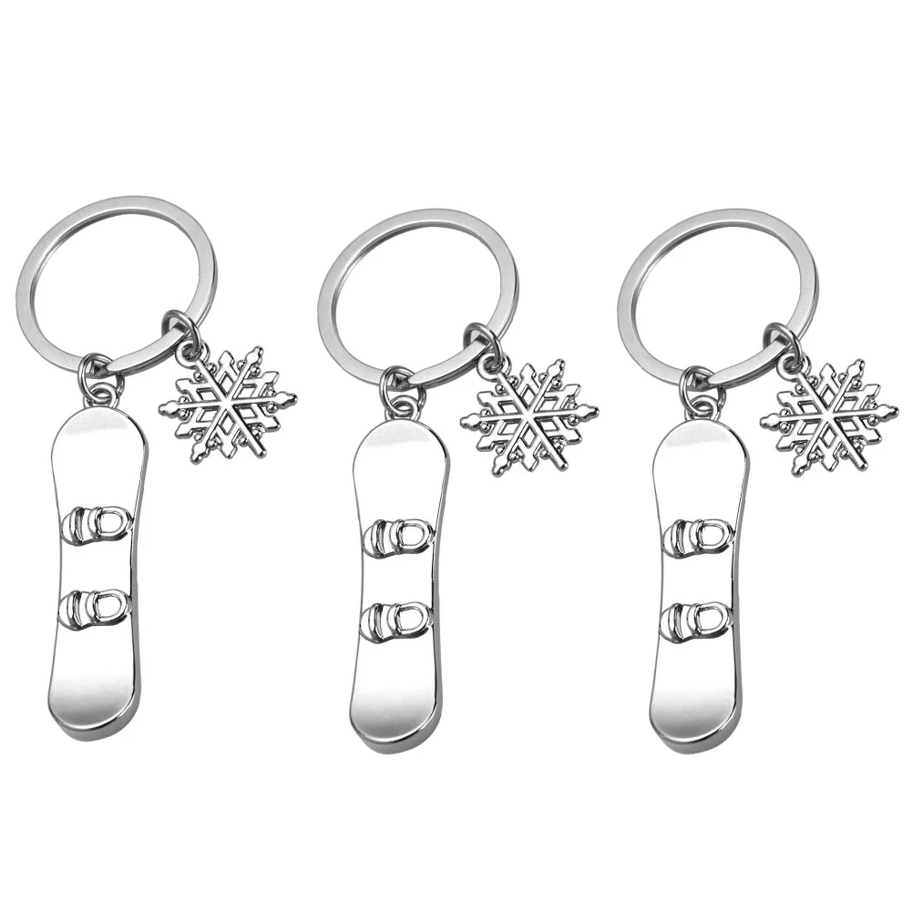 3 Pcs Snowboard Keychain Bag Adorn Pendant High-end Ornament Hanging Metal Portable
3 Pcs Snowboard Keychain Bag Adorn Pendant High-end Ornament Hanging Metal Portable