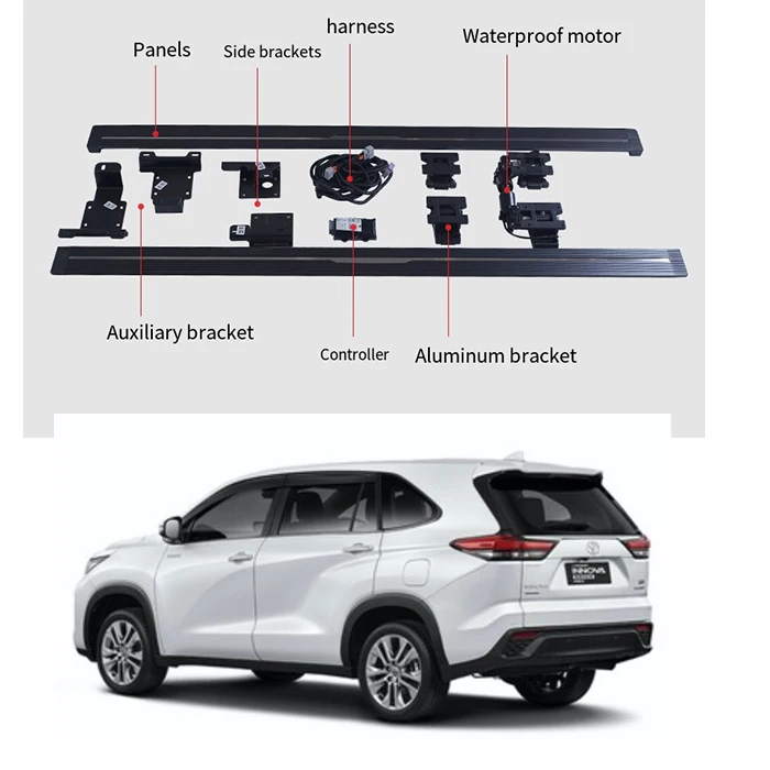 Automatic Foot Step Electric Sliding Steps Pedal Side Step Running Board Power Footrest Retractable for 16-23 Toyota INNOVA
Automatic Foot Step Electric Sliding Steps Pedal Side Step Running Board Power Footrest Retractable for 16-23 Toyota INNOVA