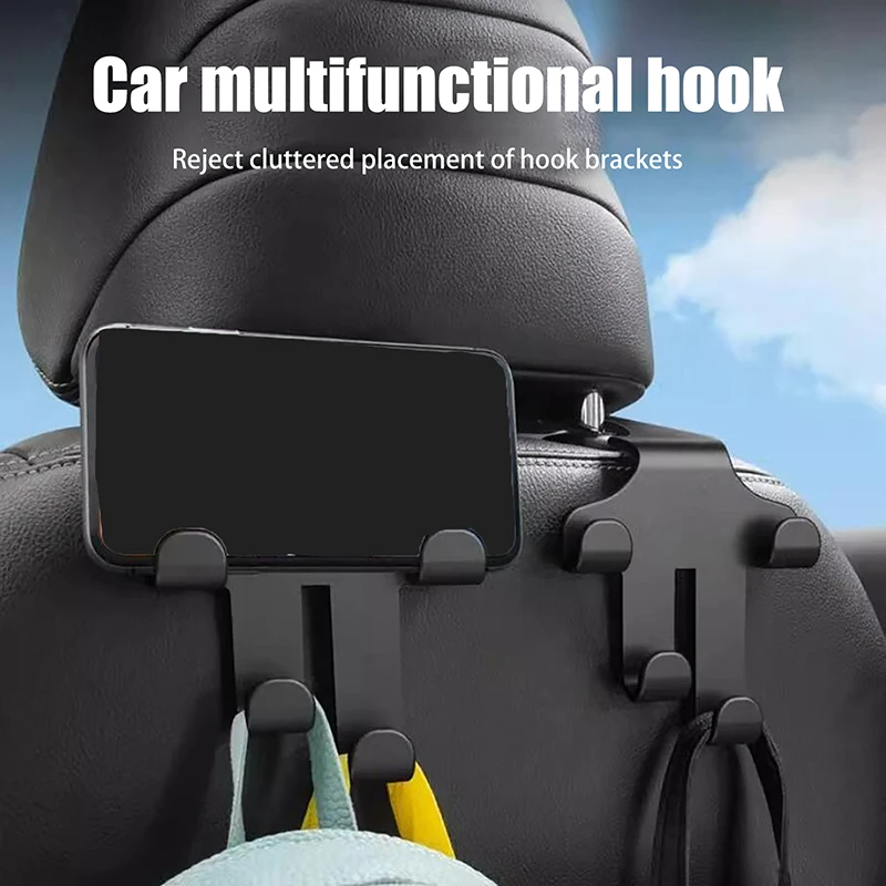 1/4PCS Auto Interior Accessories Car Headrest Hook For Backseats Headrest Organizer With Phone Holder
1/4PCS Auto Interior Accessories Car Headrest Hook For Backseats Headrest Organizer With Phone Holder
