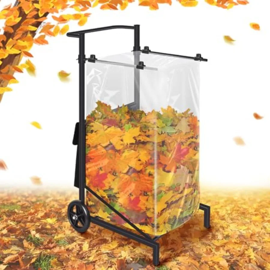 Leaf Bag Holder Trash Bag Holder Stand Lawn Bag Holder Adjustable Outdoor Metal Portable Trash Bag Holder Stand Cart for 30-45
Leaf Bag Holder Trash Bag Holder Stand Lawn Bag Holder Adjustable Outdoor Metal Portable Trash Bag Holder Stand Cart for 30-45