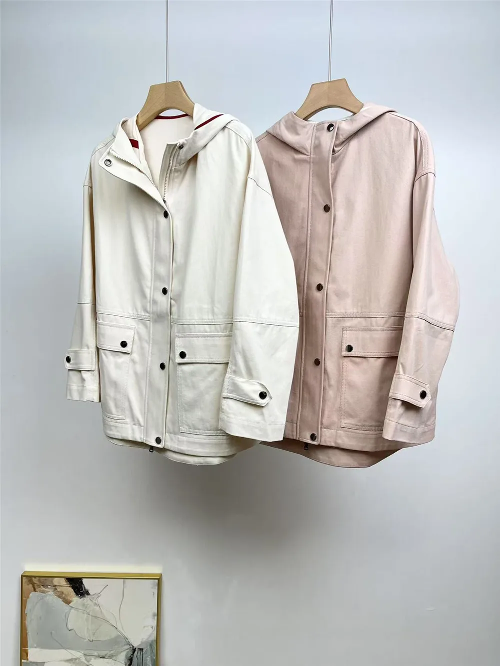 High-end Cotton Casual Windbreaker Coat Women's Loose Comfortable Long Sleeve Jacket
High-end Cotton Casual Windbreaker Coat Women's Loose Comfortable Long Sleeve Jacket
