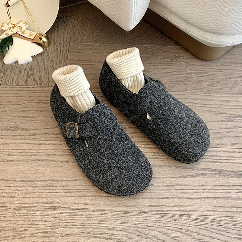 Туфли Boken с увеличенной высотой, толстой подошвой и плюшевой изоляцией, теплые тапочки с носком, зимняя женская обувь из хлопка.
Туфли Boken с увеличенной высотой, толстой подошвой и плюшевой изоляцией, теплые тапочки с носком, зимняя женская обувь из хлопка.