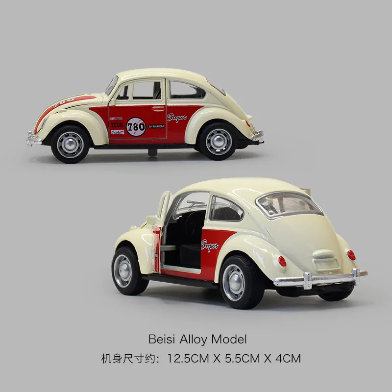 1: 36 Alloy Car Model Beetle Painted Racing Car Classical Car Model Rebound Door Opening Car Model For Children's Gifts
1: 36 Alloy Car Model Beetle Painted Racing Car Classical Car Model Rebound Door Opening Car Model For Children's Gifts