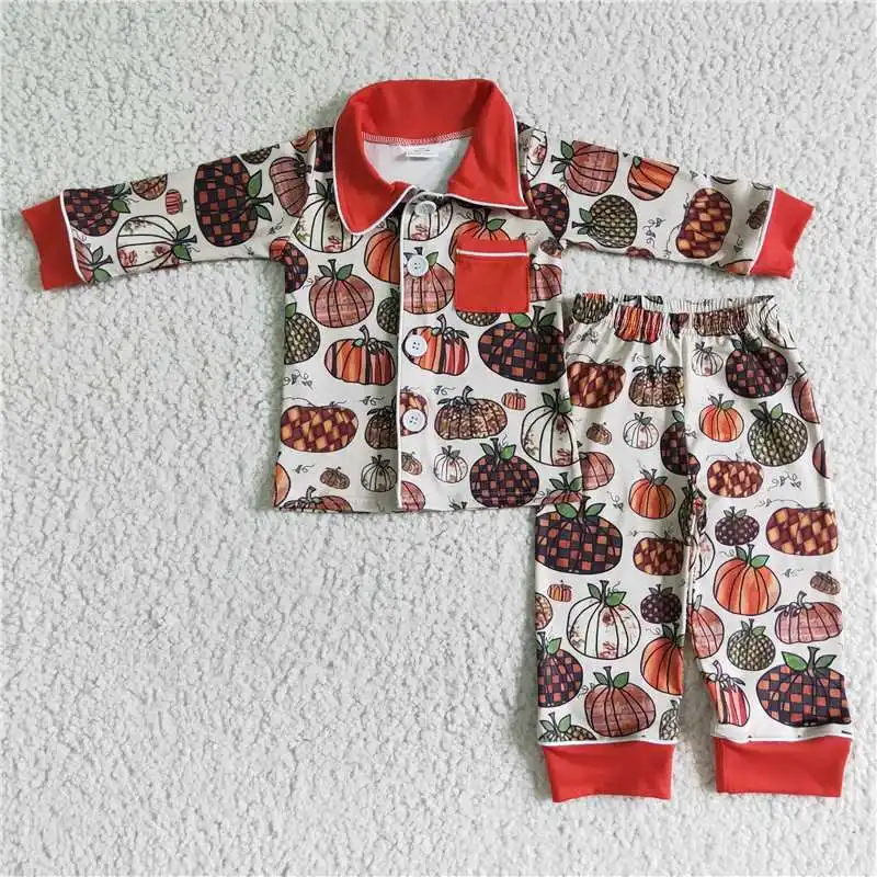 Wholesale Boys Autumn and Winter Long Sleeve Long Pants Halloween Suit Pumpkin Suit with Bright Colors
Wholesale Boys Autumn and Winter Long Sleeve Long Pants Halloween Suit Pumpkin Suit with Bright Colors