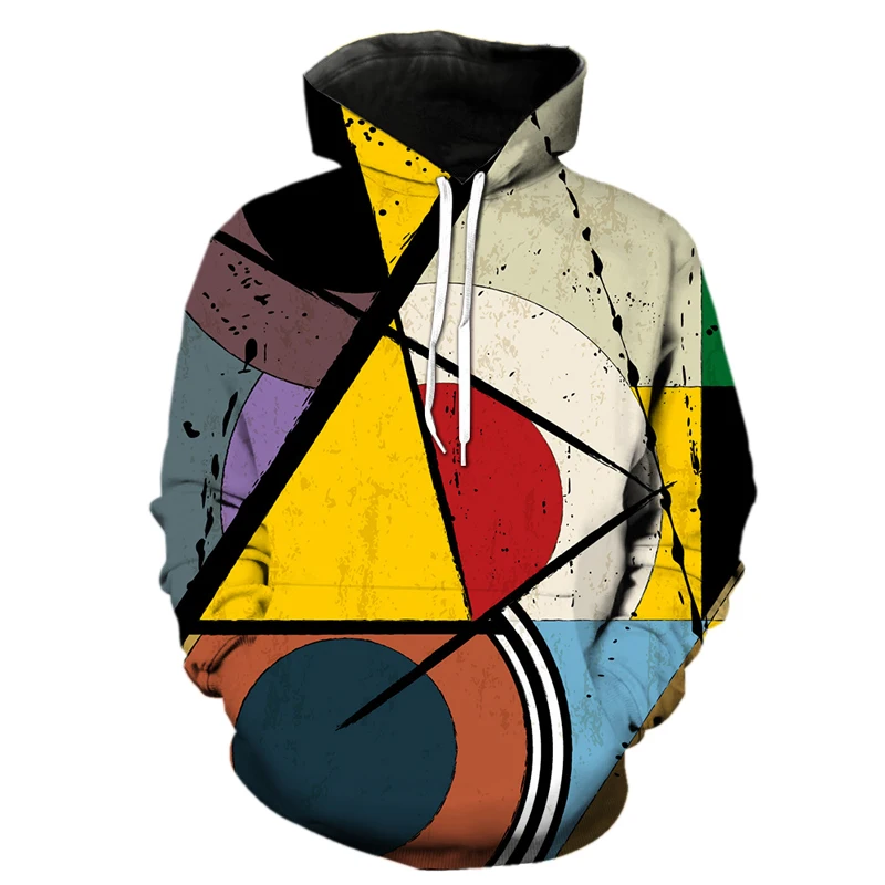 New Color Painting Stitching Geometric Pattern 3D Printing Men Hoodies Fun Spring And Autumn Sweatshirts Essential Street Sweaer
New Color Painting Stitching Geometric Pattern 3D Printing Men Hoodies Fun Spring And Autumn Sweatshirts Essential Street Sweaer