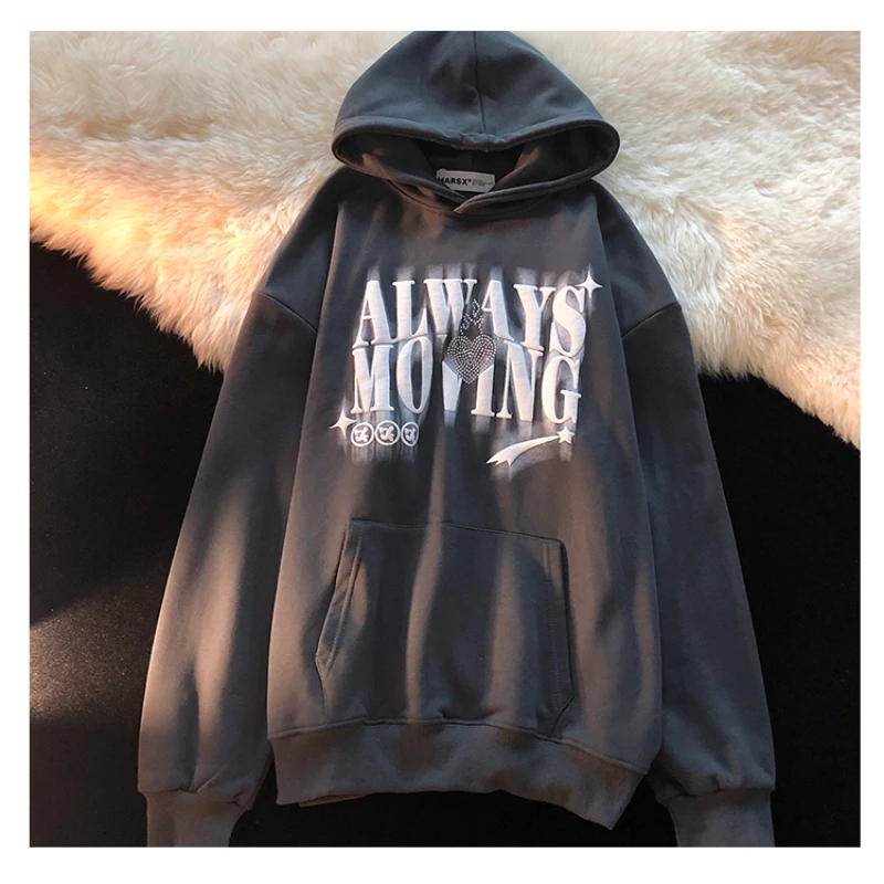 Womens Clothing Street Sweatshirt Hoodie Letter Printing Long Sleeves Casual Plush for Warmth Oversize Baggy Ladies Tops Winter
Womens Clothing Street Sweatshirt Hoodie Letter Printing Long Sleeves Casual Plush for Warmth Oversize Baggy Ladies Tops Winter