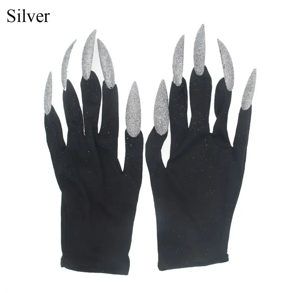 Cool Long Nails Cosplay Gloves Gothic Punk Black Mittens Party Scary Props Halloween
Cool Long Nails Cosplay Gloves Gothic Punk Black Mittens Party Scary Props Halloween