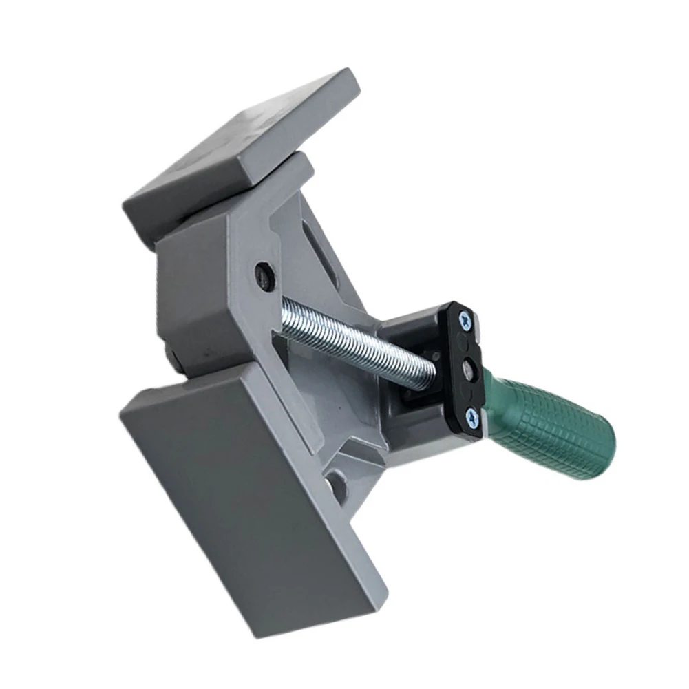 Aluminum Alloy 90 Degree Angle Clamp Single Handle Adjustable Swing Jaw Wood Working Jigs For Welding Woodworking Photo Frame
Aluminum Alloy 90 Degree Angle Clamp Single Handle Adjustable Swing Jaw Wood Working Jigs For Welding Woodworking Photo Frame