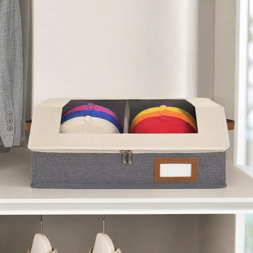 Heavy Duty Hat Storage Stackable Hat Organizer Box with Window Lid Adjustable Partition Baseball Cap Storage -top Access
Heavy Duty Hat Storage Stackable Hat Organizer Box with Window Lid Adjustable Partition Baseball Cap Storage -top Access
