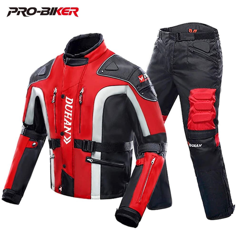 DUHAN Motorcycle Jacket Autumn Winter Moto Protector Motorcycle Pants Moto Armor Touring Clothing Protective Gear for 4 Season
DUHAN Motorcycle Jacket Autumn Winter Moto Protector Motorcycle Pants Moto Armor Touring Clothing Protective Gear for 4 Season