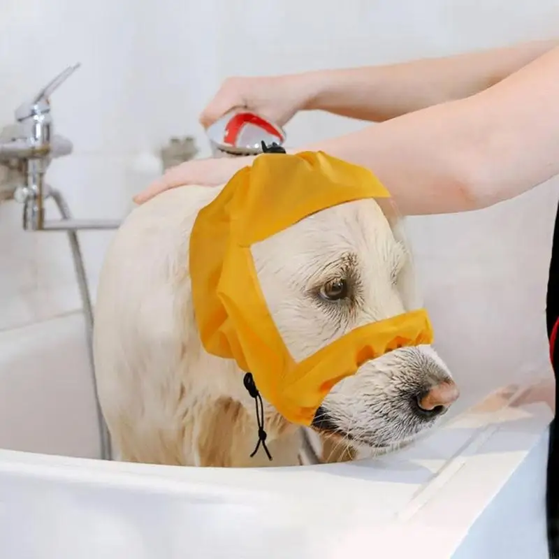 Pet Caps Ear Wrap Ear Cover for Bathing Adjustable Size Waterproof Bath Caps Earmuffs Pet Bathing Accessories 87HA
Pet Caps Ear Wrap Ear Cover for Bathing Adjustable Size Waterproof Bath Caps Earmuffs Pet Bathing Accessories 87HA