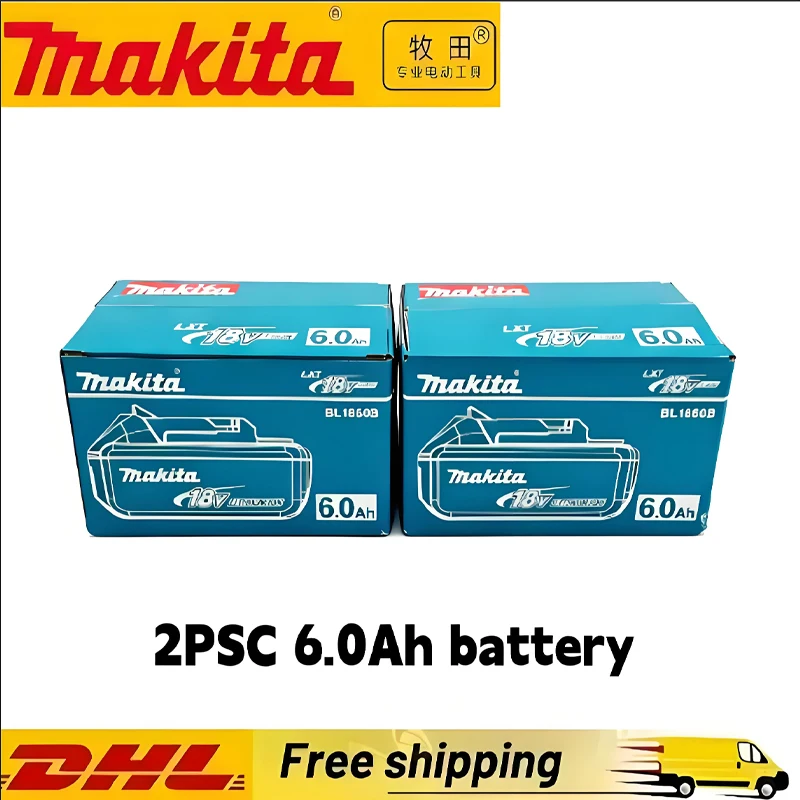 Makita 18V original tool battery, BL1860 BL1850,6.0AH 6000mAh,Compatible with 18V electric drills, chainsaws, and angle grinders
Makita 18V original tool battery, BL1860 BL1850,6.0AH 6000mAh,Compatible with 18V electric drills, chainsaws, and angle grinders
