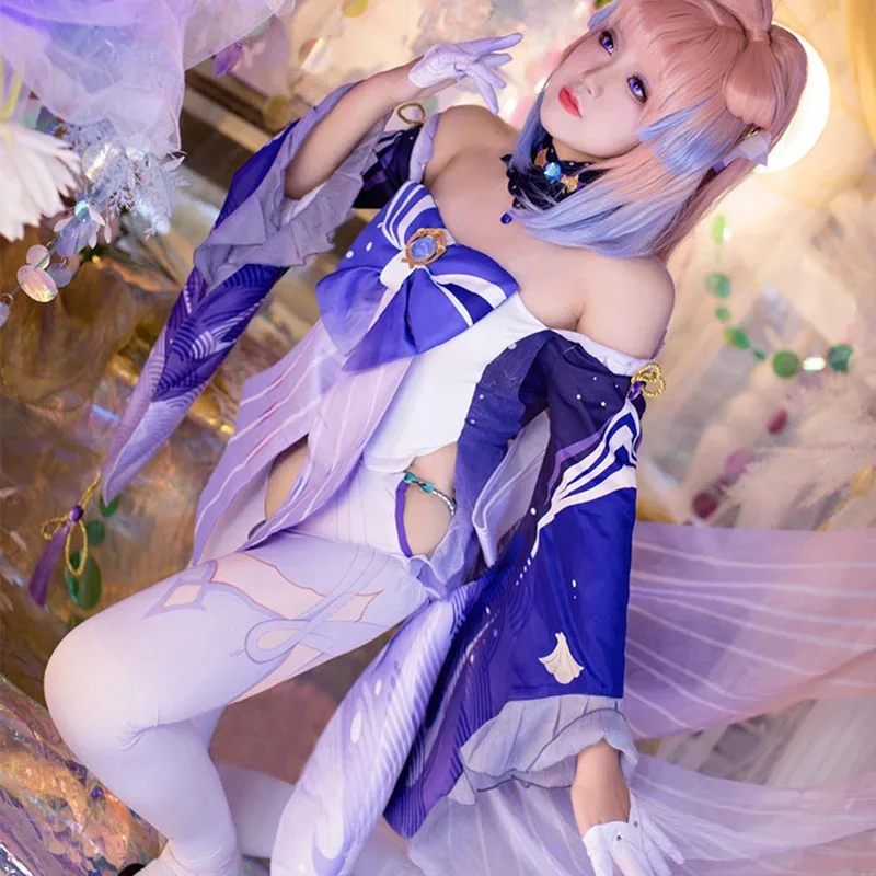 2025 ♥ New Game Genshin Impact Sangonomiya Kokomi Cosplay Costume Wig Dress with Back Decoration Sexy Outfit Full Set Hallowe ☆★
2025 ♥ New Game Genshin Impact Sangonomiya Kokomi Cosplay Costume Wig Dress with Back Decoration Sexy Outfit Full Set Hallowe ☆★