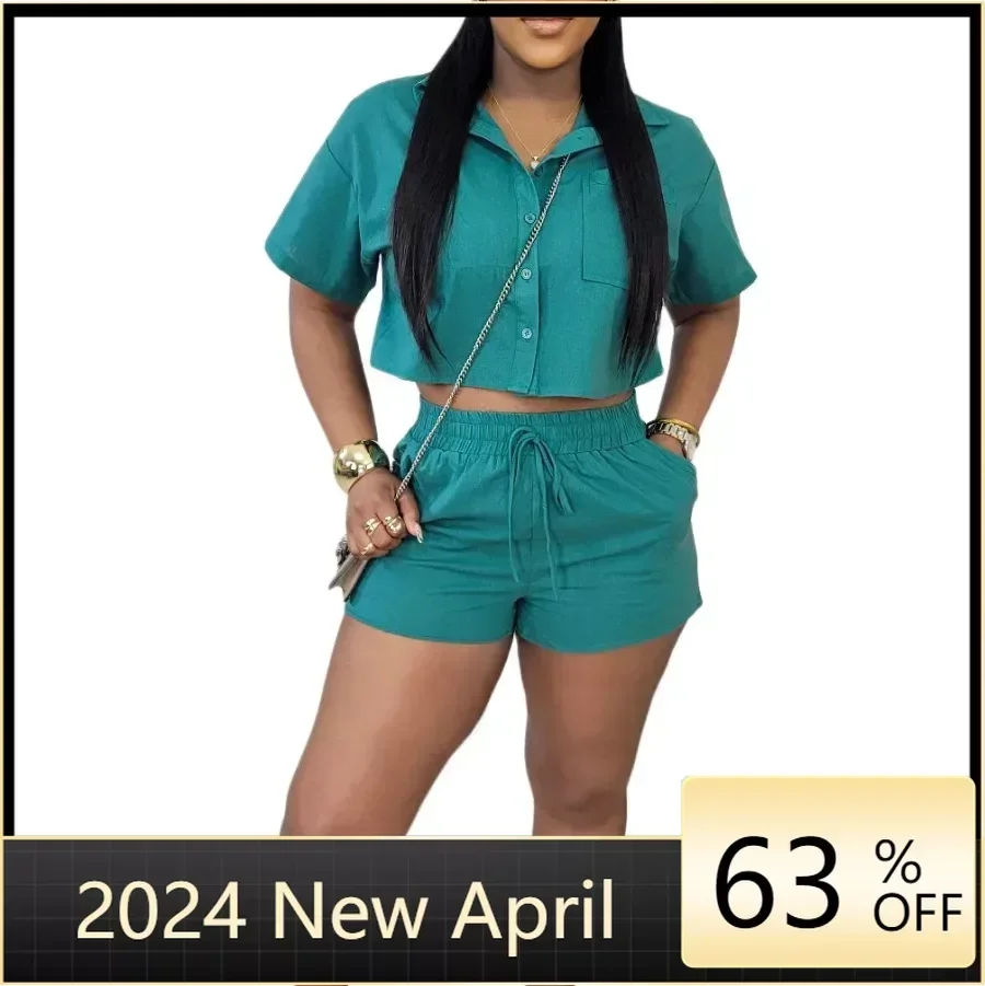 Customized Africa Clothing S-3XL 2 Pieces African Clothes for Women Summer Fashion Short Sleeve V-neck Top Short Pant Matching S
Customized Africa Clothing S-3XL 2 Pieces African Clothes for Women Summer Fashion Short Sleeve V-neck Top Short Pant Matching S