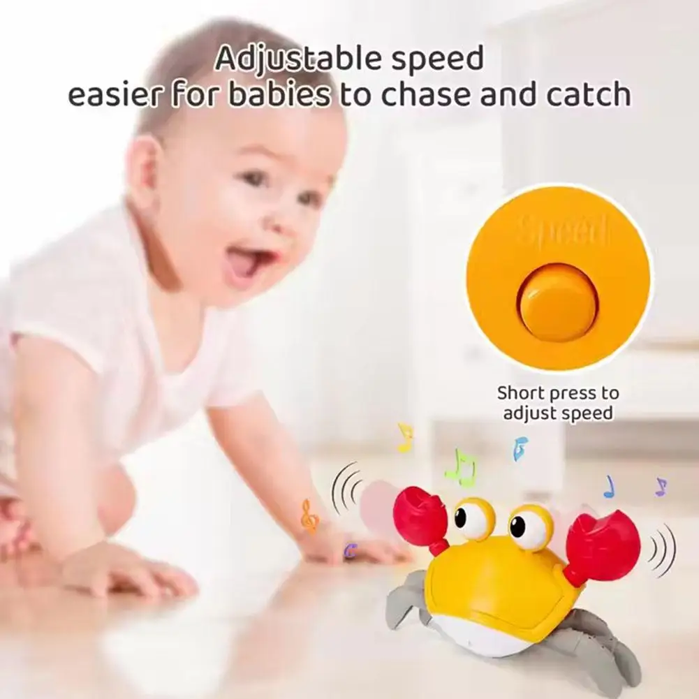 Infrared Sensor Electric Crawling Toy With Music LED Light Auto Reverse Obstacle Avoidance Safe ABS Gift For Kids Baby Todd T9C0
Infrared Sensor Electric Crawling Toy With Music LED Light Auto Reverse Obstacle Avoidance Safe ABS Gift For Kids Baby Todd T9C0