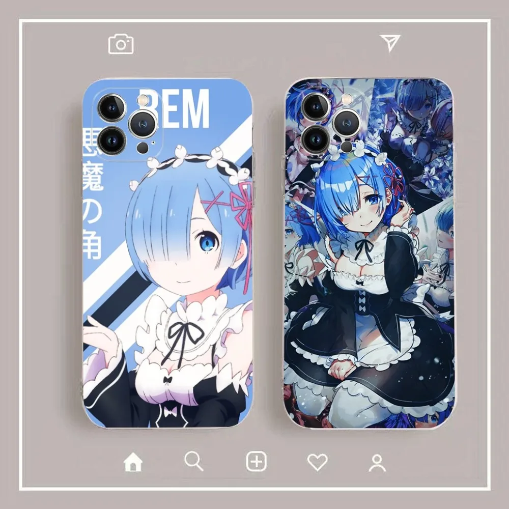 Rem Phone Case For iPhone 14 13 12 11 Pro Max XS X XR SE 2020 6 7 8 Plus Mini Protective Shell
Rem Phone Case For iPhone 14 13 12 11 Pro Max XS X XR SE 2020 6 7 8 Plus Mini Protective Shell