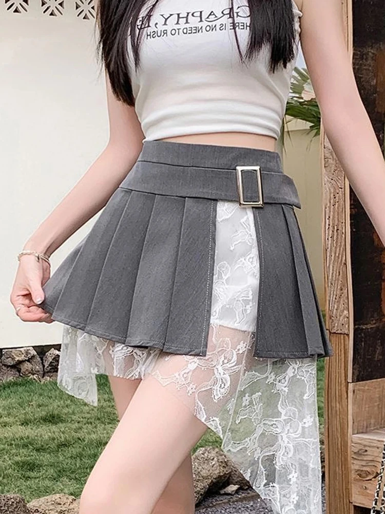 Skirt Irregular Patchwork Lace Women Summer New High Waist Retro Chic Stylish Sexy Hot Girl Petite Slimming Short Skirts
Skirt Irregular Patchwork Lace Women Summer New High Waist Retro Chic Stylish Sexy Hot Girl Petite Slimming Short Skirts