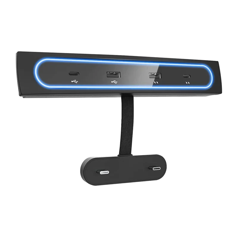 Car USB Charger Multi Port for Tesla Model 3/Y 2021 2022 Accessories USB Hub with Blue LED Light Center Console
Car USB Charger Multi Port for Tesla Model 3/Y 2021 2022 Accessories USB Hub with Blue LED Light Center Console