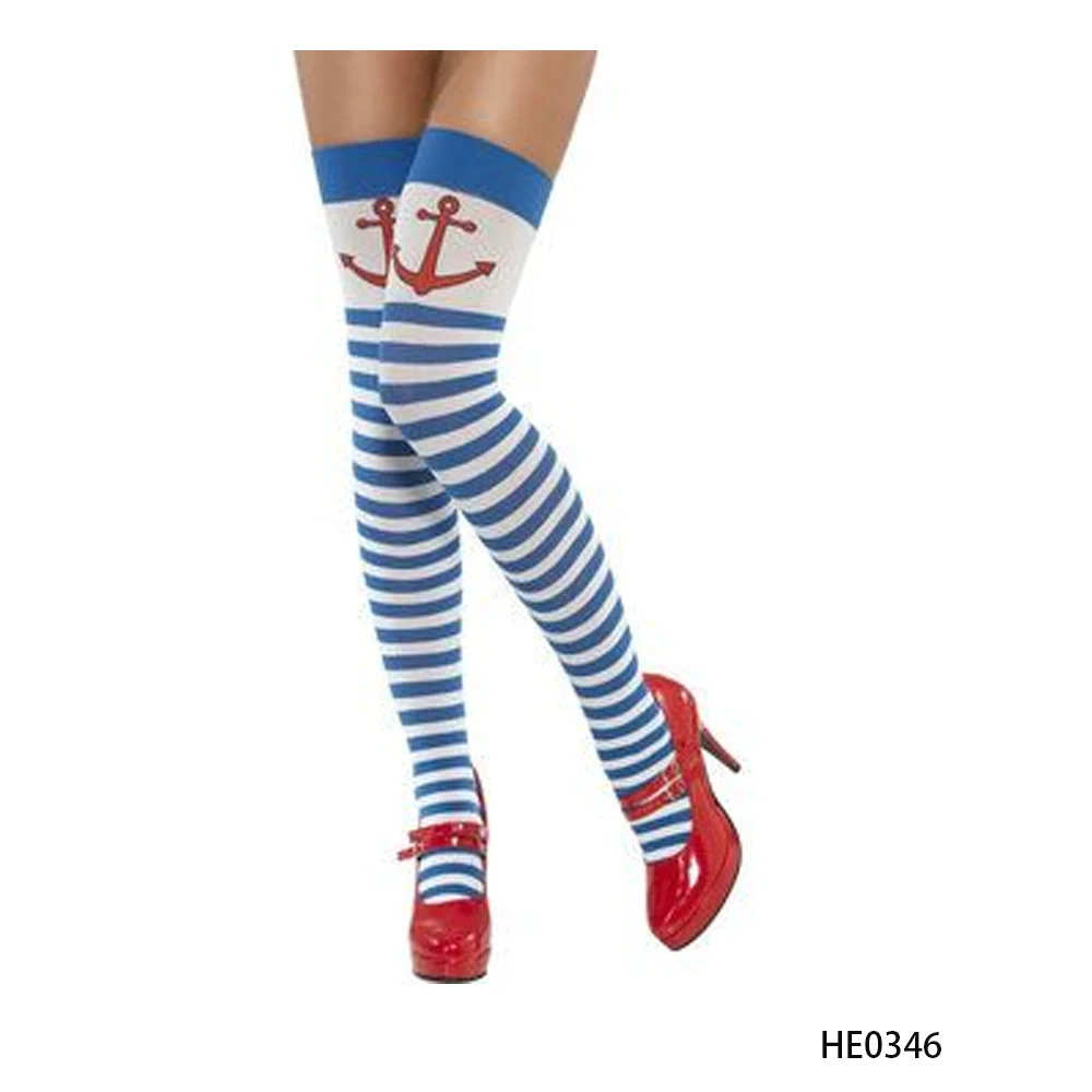 Гольфы PESENAR в сине-белую полоску с якорем в стиле капитана для косплея и аксессуаров для костюмов
Гольфы PESENAR в сине-белую полоску с якорем в стиле капитана для косплея и аксессуаров для костюмов