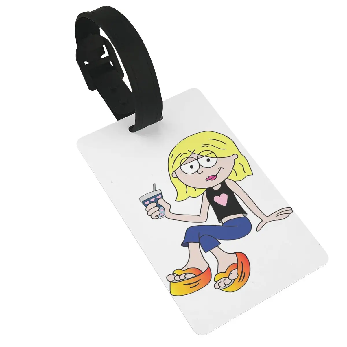 Lizzie Mcguire Luggage Tags Suitcase Accessories Travel PVC Fashion Baggage Boarding Tag Portable Label Holder ID Name Address
Lizzie Mcguire Luggage Tags Suitcase Accessories Travel PVC Fashion Baggage Boarding Tag Portable Label Holder ID Name Address
