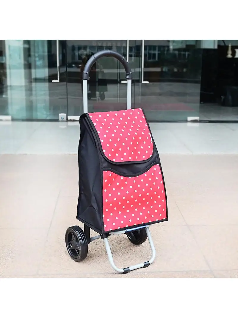 Portable Oxford Cloth Shopping Cart Large Capacity Vegetable Buying Car Stacking Steel Tube Frame Foldable Grocery Cart
Portable Oxford Cloth Shopping Cart Large Capacity Vegetable Buying Car Stacking Steel Tube Frame Foldable Grocery Cart