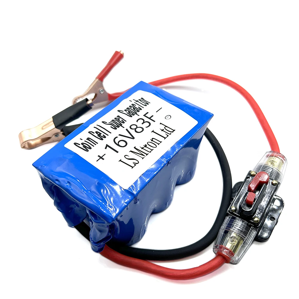 New 16V83F Automobile Rectifier Module 2.7V500F Series Connection With Battery Test Lead Clips Alligator Clamps For Backup Power
New 16V83F Automobile Rectifier Module 2.7V500F Series Connection With Battery Test Lead Clips Alligator Clamps For Backup Power