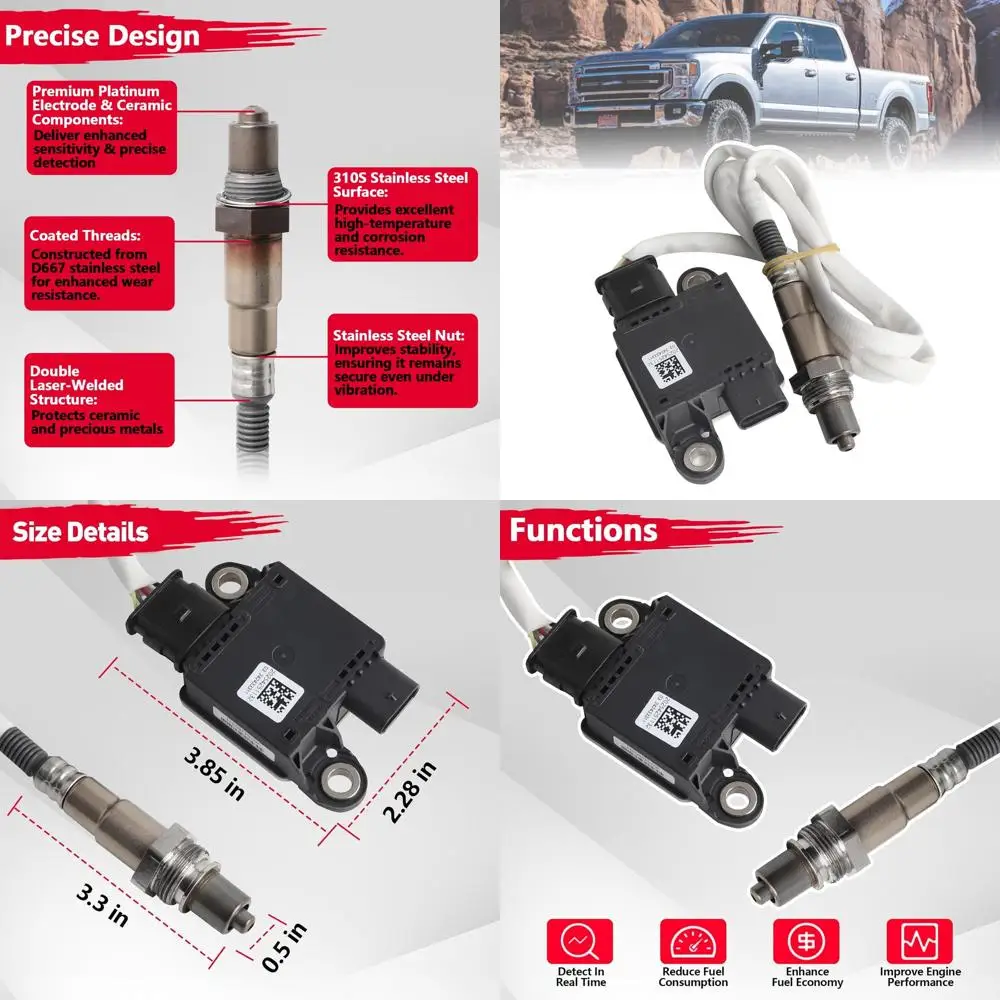JC3Z-5L239-C Датчик твердых частиц выхлопных газов дизельного топлива, совместимый с Ford F150 F250 F350 F450 F550 Super Duty 6.7L V8, замена 2017-2022 гг.
JC3Z-5L239-C Датчик твердых частиц выхлопных газов дизельного топлива, совместимый с Ford F150 F250 F350 F450 F550 Super Duty 6.7L V8, замена 2017-2022 гг.