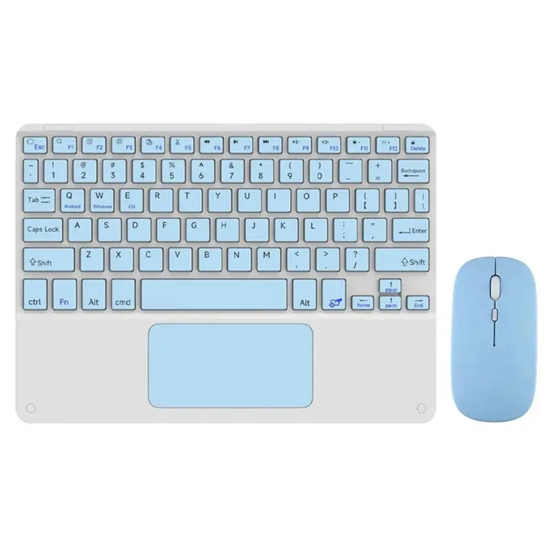 [EYEL!NEW!】 10Inches Touchpad Bluetooth Keyboard And Wireless Mouse Combo Kit For Mobile Phones And Tablets Durable
[EYEL!NEW!】 10Inches Touchpad Bluetooth Keyboard And Wireless Mouse Combo Kit For Mobile Phones And Tablets Durable