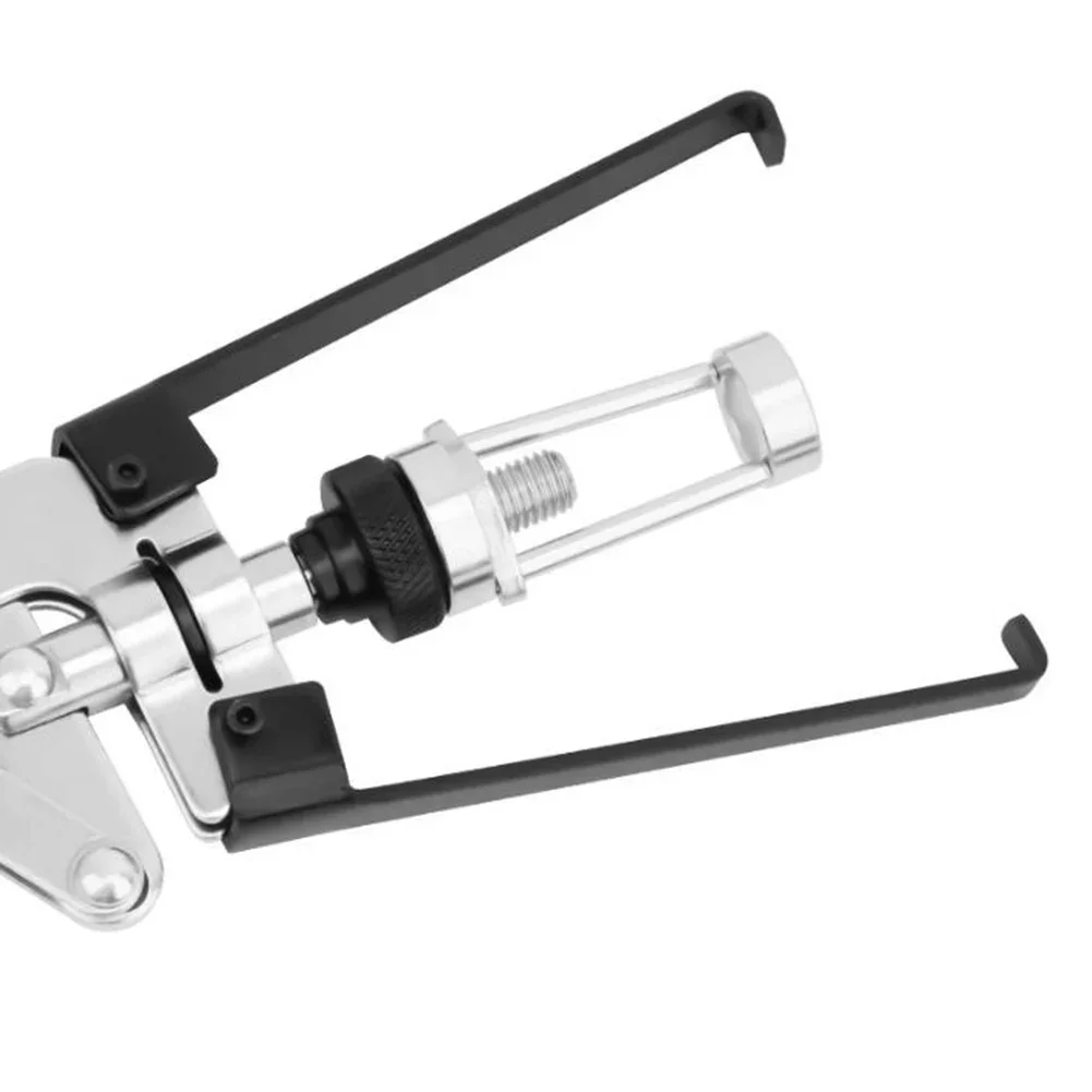 Engine Overhead Valve Spring Removal Tool Featuring Adjustable Depth and Cam Action Locking Lever for Use on OHC CVH Engines
Engine Overhead Valve Spring Removal Tool Featuring Adjustable Depth and Cam Action Locking Lever for Use on OHC CVH Engines