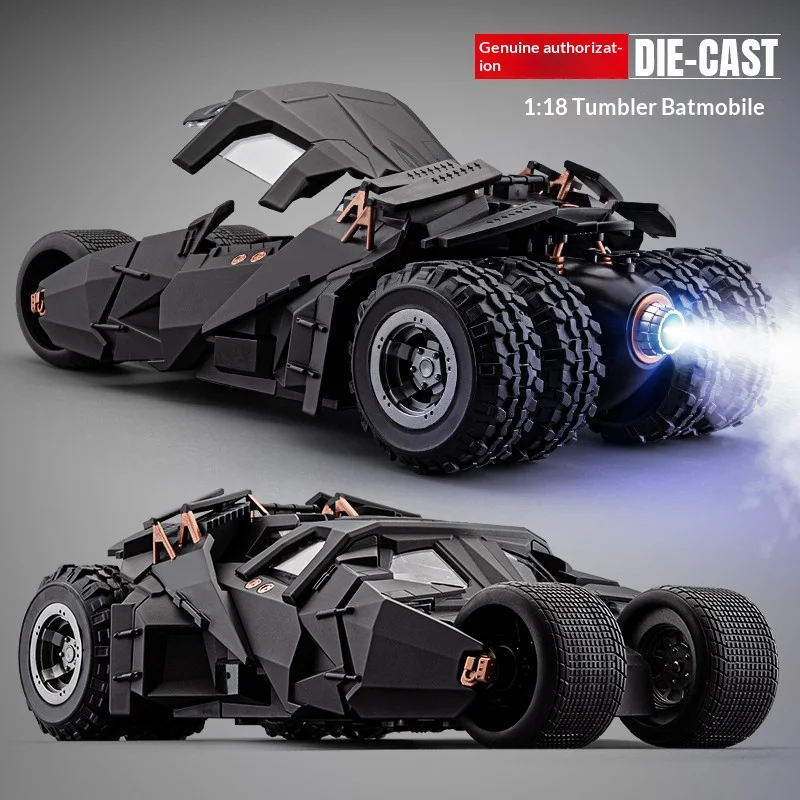 Коллекционная модель автомобиля Бэтмен Тумблер из литого сплава, масштаб 1:18, лицензированная серия Fond Joy DC, декор для рабочего стола, игрушка-подарок для мальчиков, для детей и фанатов
Коллекционная модель автомобиля Бэтмен Тумблер из литого сплава, масштаб 1:18, лицензированная серия Fond Joy DC, декор для рабочего стола, игрушка-подарок для мальчиков, для детей и фанатов