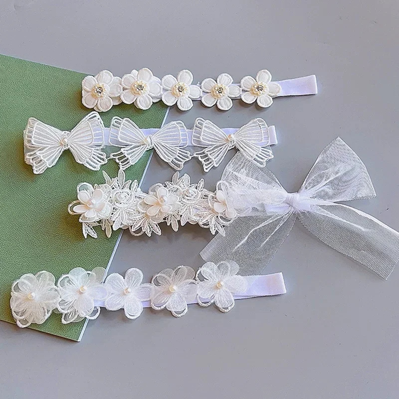 Newborn Baby Lace Headband Princess White Lace Headband Korean Spring and Summer Infant Headwear Headbands for Baby Girls
Newborn Baby Lace Headband Princess White Lace Headband Korean Spring and Summer Infant Headwear Headbands for Baby Girls