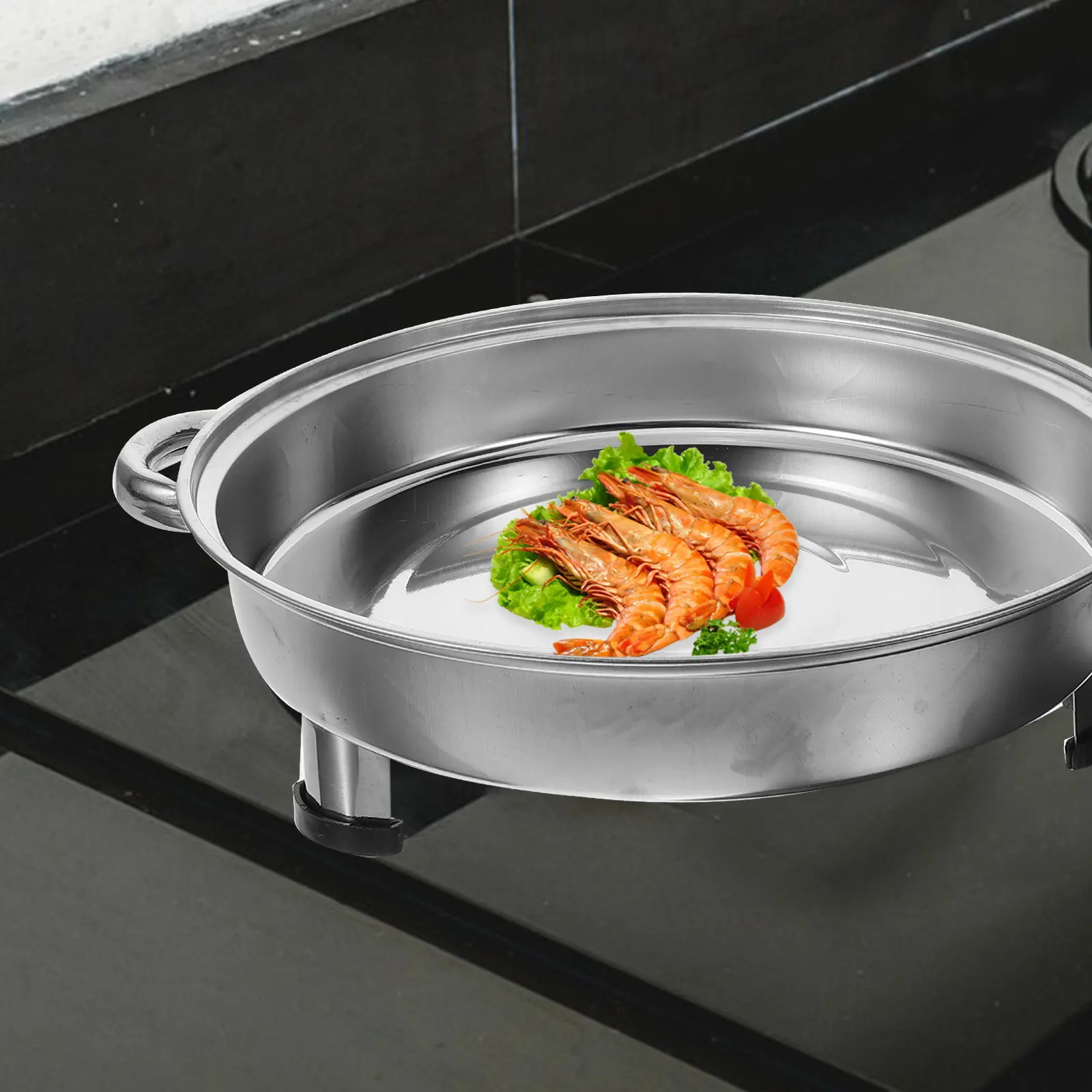 Professional Stainless Steel Rectangular Roasting Pan for Fish Lobster Grilling Baking Buffet Warming Barbecue Tray
Professional Stainless Steel Rectangular Roasting Pan for Fish Lobster Grilling Baking Buffet Warming Barbecue Tray