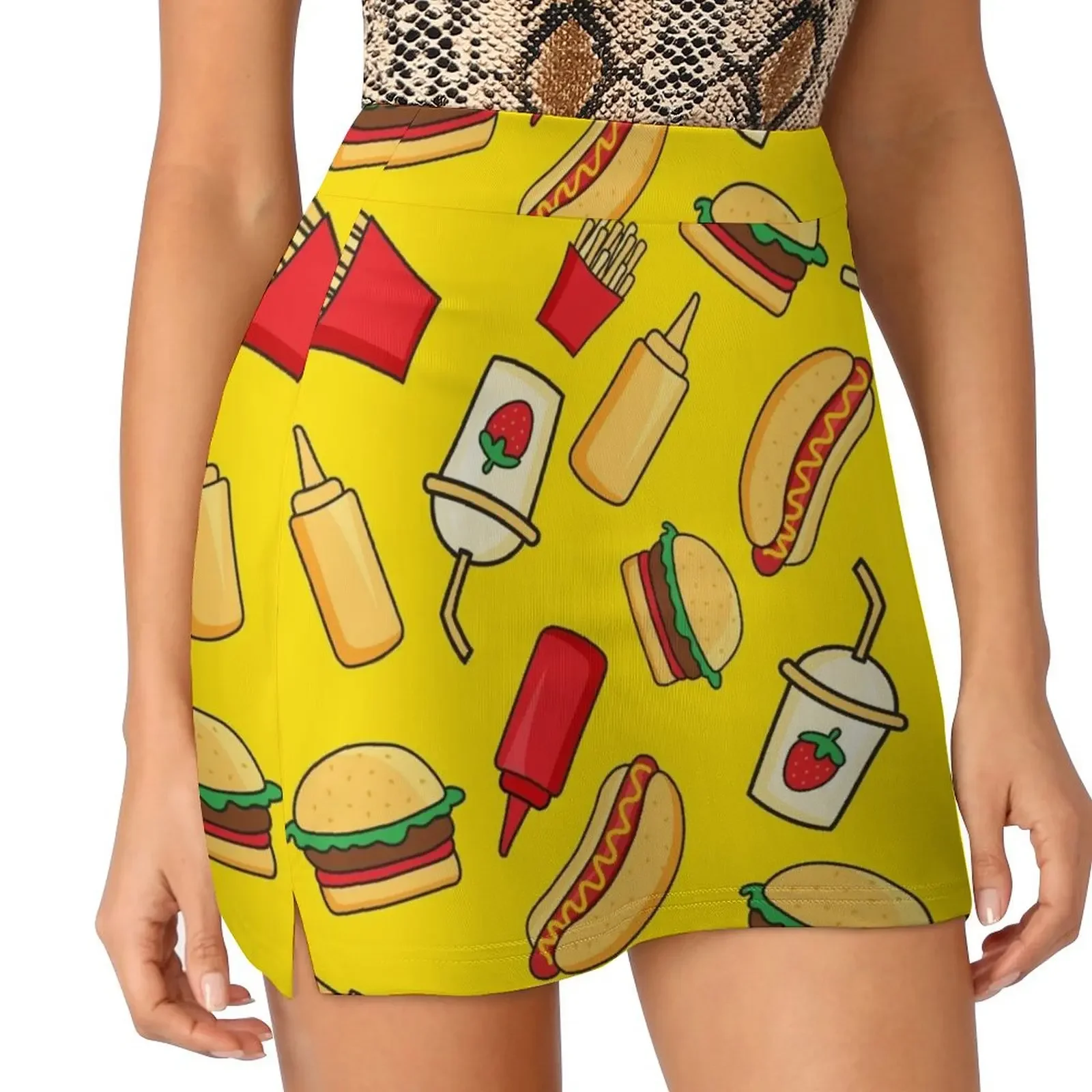 Fast food Mini Skirt women's golf wear summer luxury evening dresses 2025
Fast food Mini Skirt women's golf wear summer luxury evening dresses 2025