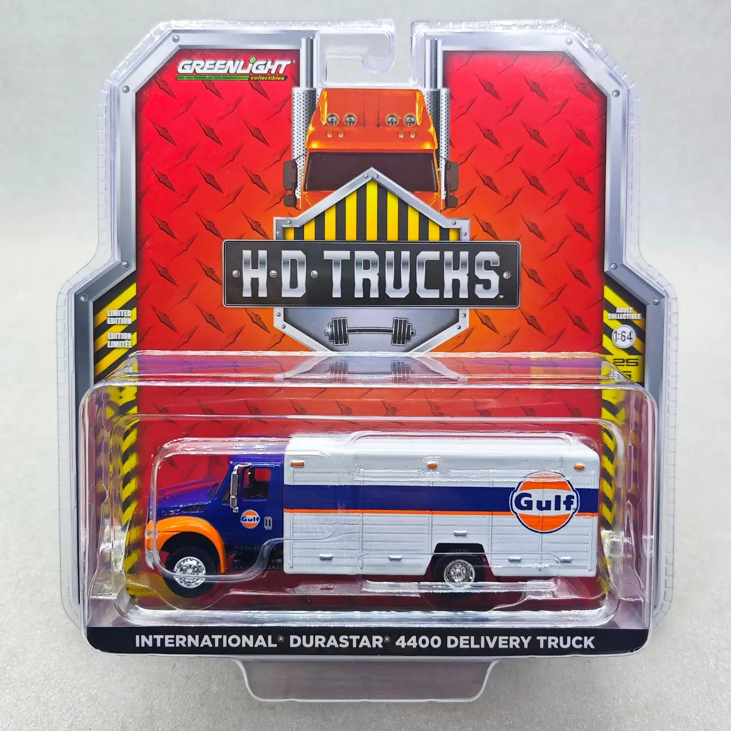 Green Light 1:64 H.D. Truck 25- International Durastar Gulf Oil Gulf 33250-C Car Model Collection Gifts Toys
Green Light 1:64 H.D. Truck 25- International Durastar Gulf Oil Gulf 33250-C Car Model Collection Gifts Toys