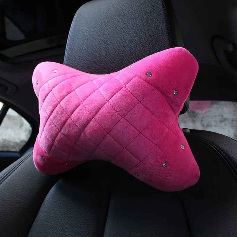 Pink Crystal Plush Bone Car Neck Waist Pillow Neck Back Support Fluffy Cute Comfort Universal Female Auto Interior Cushion
Pink Crystal Plush Bone Car Neck Waist Pillow Neck Back Support Fluffy Cute Comfort Universal Female Auto Interior Cushion