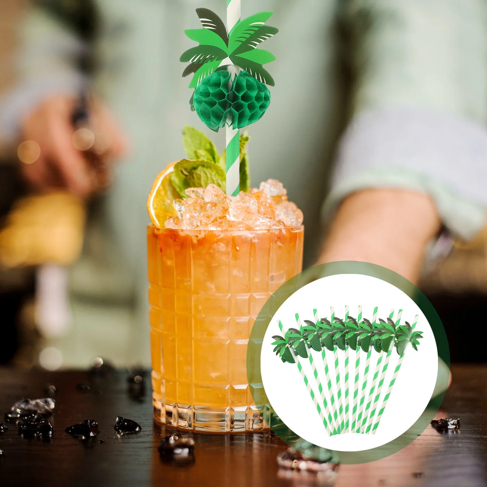 50Pcs Coconut Tree Paper Straws Hawaiian Party Tropical Summer Drink Disposable Cocktail Straws Party Supplies
50Pcs Coconut Tree Paper Straws Hawaiian Party Tropical Summer Drink Disposable Cocktail Straws Party Supplies