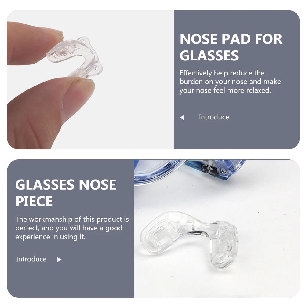 4pcs Eyeglass Pads Silicone Anti-Slip Glasses Pad Replacement Nosepads For Eyeglasses Sunglasses Plastic Frames Nose Guards Nose
4pcs Eyeglass Pads Silicone Anti-Slip Glasses Pad Replacement Nosepads For Eyeglasses Sunglasses Plastic Frames Nose Guards Nose